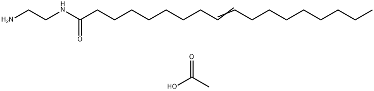 N-(2-aminoethyl)octadec-9-enamide monoacetate Structure