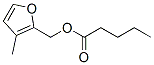 (3-methyl-2-furyl)methyl valerate Struktur