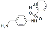 N-[4-(aminomethyl)phenyl]benzenesulphonamide monohydrochloride Structure