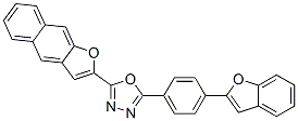 2-[4-(2-benzofuryl)phenyl]-5-naphtho[2,3-b]furan-2-yl-1,3,4-oxadiazole 结构式