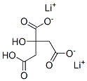 dilithium hydrogen 2-hydroxypropane-1,2,3-tricarboxylate 结构式