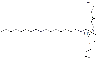 bis[2-(2-hydroxyethoxy)ethyl]methyloctadecylammonium chloride Structure