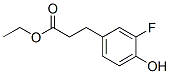 ethyl 3-(3-fluoro-4-hydroxyphenyl)propionate 结构式