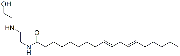 N-[2-[(2-hydroxyethyl)amino]ethyl]octadeca-9,12-dien-1-amide 结构式