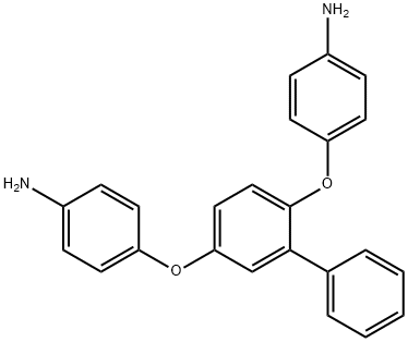 1,4-二(4-氨基苯氧基)-2-苯基苯 结构式