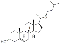 22-thiacholesterol 结构式