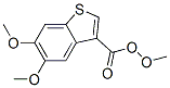 3,5,6-trimethoxybenzo[b]thiophene-3-carboxylic acid 结构式