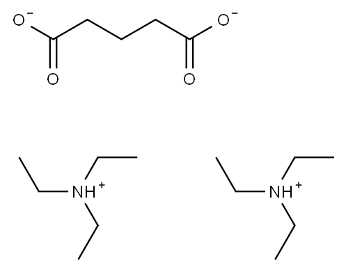 bis(triethylammonium) glutarate Structure