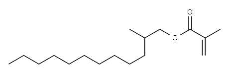 2-methyldodecyl methacrylate Structure