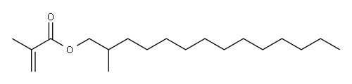 2-methyltetradecyl methacrylate Structure