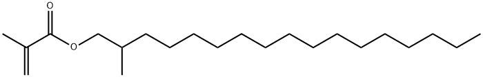 2-methylheptadecyl methacrylate Structure