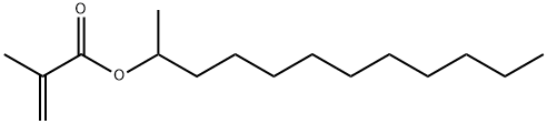 メタクリル酸1-メチルウンデシル 化学構造式