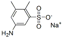 sodium 5-amino-o-xylene-3-sulphonate Struktur