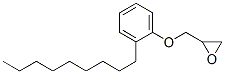 [(o-nonylphenoxy)methyl]oxirane Struktur