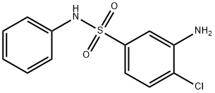 3-アミノ-4-クロロ-N-フェニルベンゼンスルホンアミド 化学構造式