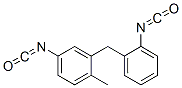 4-(イソシアナト)-2-[(2-イソシアナトフェニル)メチル]-1-メチルベンゼン 化学構造式