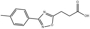 3-[3-(4-METHYLPHENYL)-1,2,4-OXADIAZOL-5-YL]PROPANOIC ACID Struktur