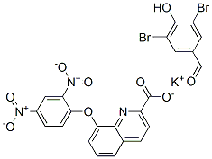 potassium 3,5-dibromo-4-hydroxybenzaldehyde O-(2',4'-dinitrophenyl)oximate|