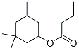 3,3,5-trimethylcyclohexyl butyrate Struktur