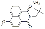 2-(3-amino-2,2-dimethylpropyl)-6-methoxy-1H-benz[de]isoquinoline-1,3(2H)-dione Struktur
