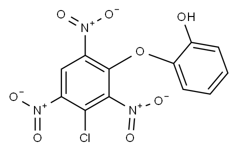 2-(3-chloro-2,4,6-trinitrophenoxy)phenol Structure