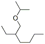 3-[(1-メチルエトキシ)メチル]ヘプタン 化学構造式