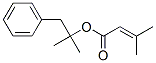 1,1-dimethyl-2-phenylethyl 3-methyl-2-butenoate Structure