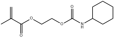 2-[[(cyclohexylamino)carbonyl]oxy]ethyl methacrylate Structure