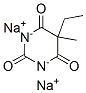 5-エチル-5-メチル-2,4,6(1H,3H,5H)-ピリミジントリオン/ナトリウム,(1:1) 化学構造式