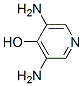 3,5-ジアミノ-4-ピリジノール 化学構造式