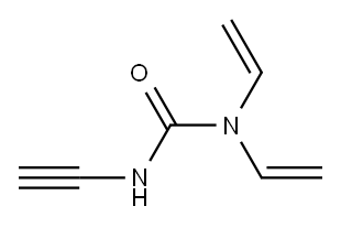 3-ethynyl-1,1-divinylurea 结构式