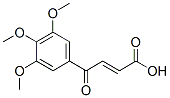 4-オキソ-4-(3,4,5-トリメトキシフェニル)-2-ブテン酸 化学構造式