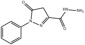 4,5-dihydro-5-oxo-1-phenyl-1H-pyrazole-3-carbohydrazide Struktur