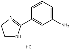 3-(4,5-dihydro-1H-imidazol-2-yl)aniline dihydrochloride  Struktur