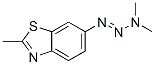 Benzothiazole, 6-(3,3-dimethyl-1-triazeno)-2-methyl- (7CI) 结构式