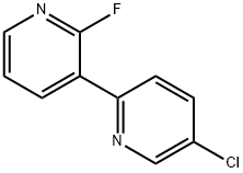 5-氯-2'-氟-2,3'-联吡啶 结构式