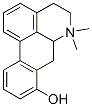 8-hydroxy-N-methylaporphine Struktur