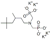 tetrapotassium [[(3,5,5-trimethylhexyl)imino]bis(methylene)]diphosphonate Struktur
