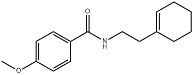 N-[2-(1-cyclohexen-1-yl)ethyl]-4-methoxybenzamide Struktur