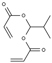 ビスプロペン酸2-メチルプロピリデン 化学構造式