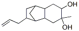 2-allyldecahydro-7-methyl-1,4-methanonaphthalene-6,7-diol 结构式