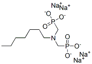 [(heptylimino)bis(methylene)]bisphosphonic acid, sodium salt Structure