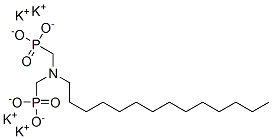 [(tetradecylimino)bis(methylene)]bisphosphonic acid, potassium salt Structure