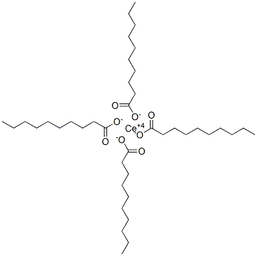 cerium(4+) decanoate Structure