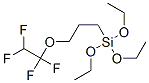triethoxy[3-(1,1,2,2-tetrafluoroethoxy)propyl]silane Structure