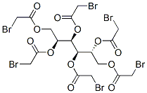 D-glucitol hexakis(bromoacetate) Structure