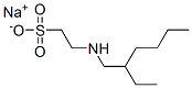 sodium 2-[(2-ethylhexyl)amino]ethanesulphonate Structure