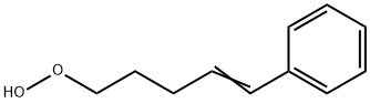 5-phenylpent-4-enyl-1-hydroperoxide Structure