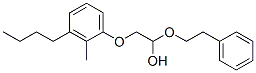 2-(butyl-2-methylphenoxy)-1-(2-phenylethoxy)ethanol Structure
