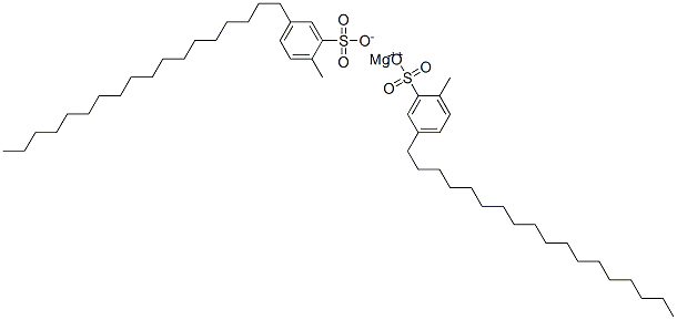 magnesium octadecyltoluenesulphonate Structure